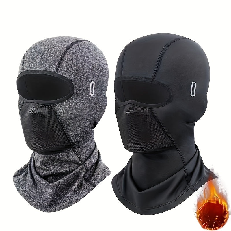[Motorcycle Riding Balaclava] Breathable & Warm Motorcycle Riding Balaclava Neck Gaiter - Adjustable Ear Loops, Full Face Coverage for Winter Sports, Skiing, and Street Bikes, Skiing Accessory, Sleek Design, Flexible Fit