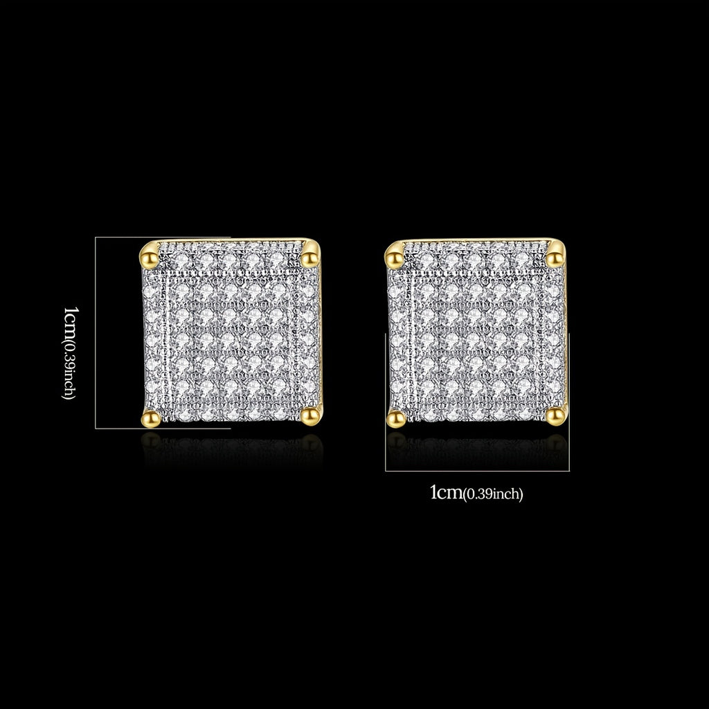 Hip Hop Stud Earrings For Men