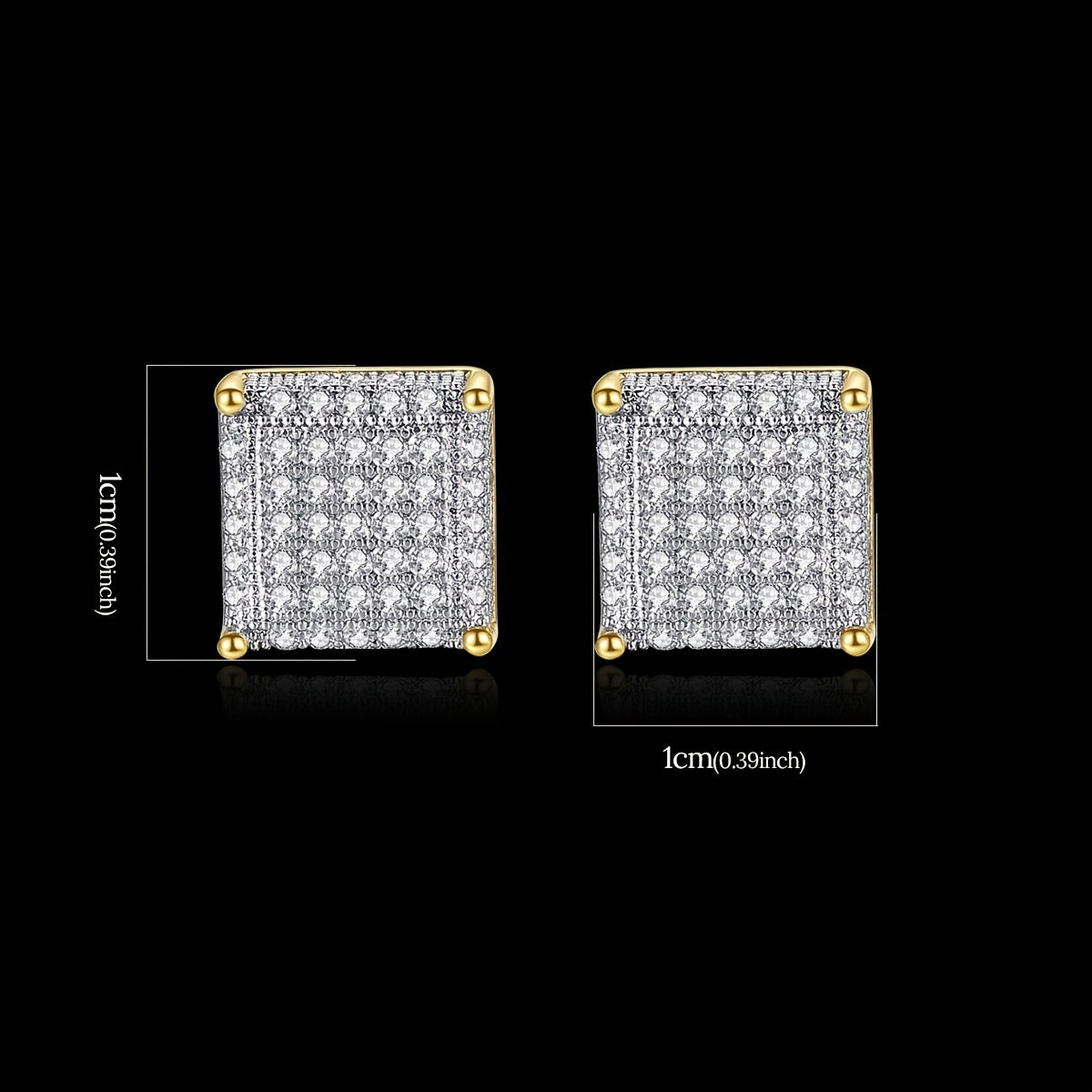 Hip Hop Stud Earrings For Men