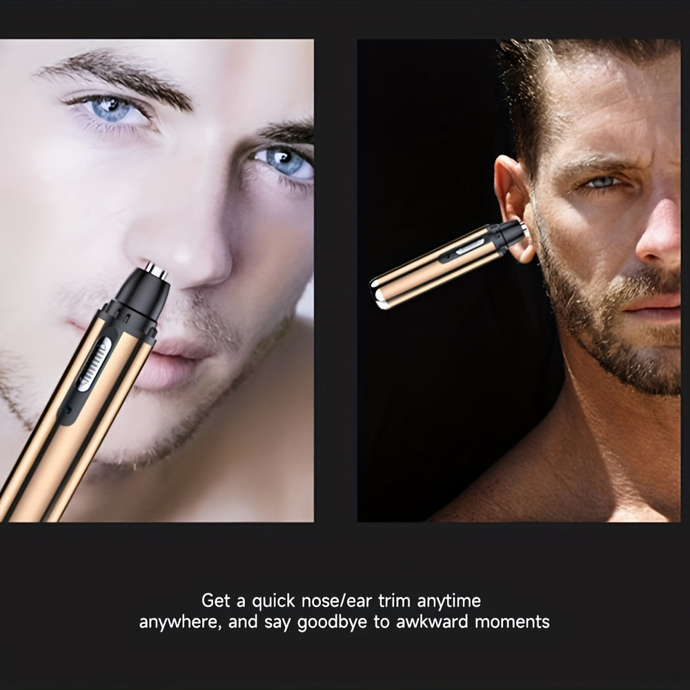 WEEME Electric Nose Hair Trimmer, USB Rechargeable Nose and Ear Hair Clipper, Unisex Nose Shaver, Eyebrow and Facial Hair Removal Device