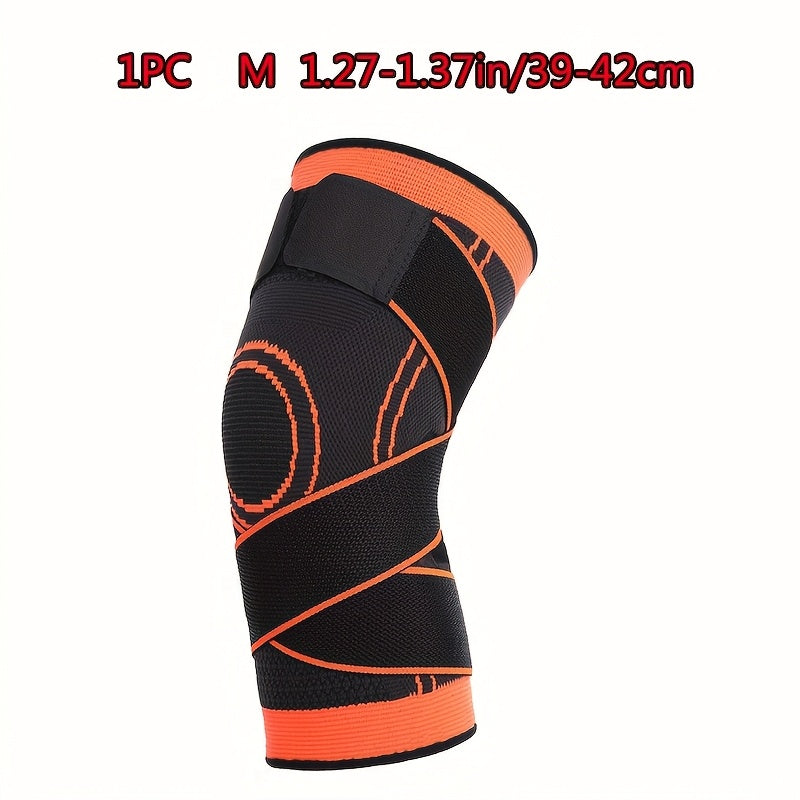 1pc Strap Knee Protector Sports Knee Support Adjustable Compression Breathable Joint Protection Sports Knee Protector Strap Compression Basketball Running, Knee Compression with Gel