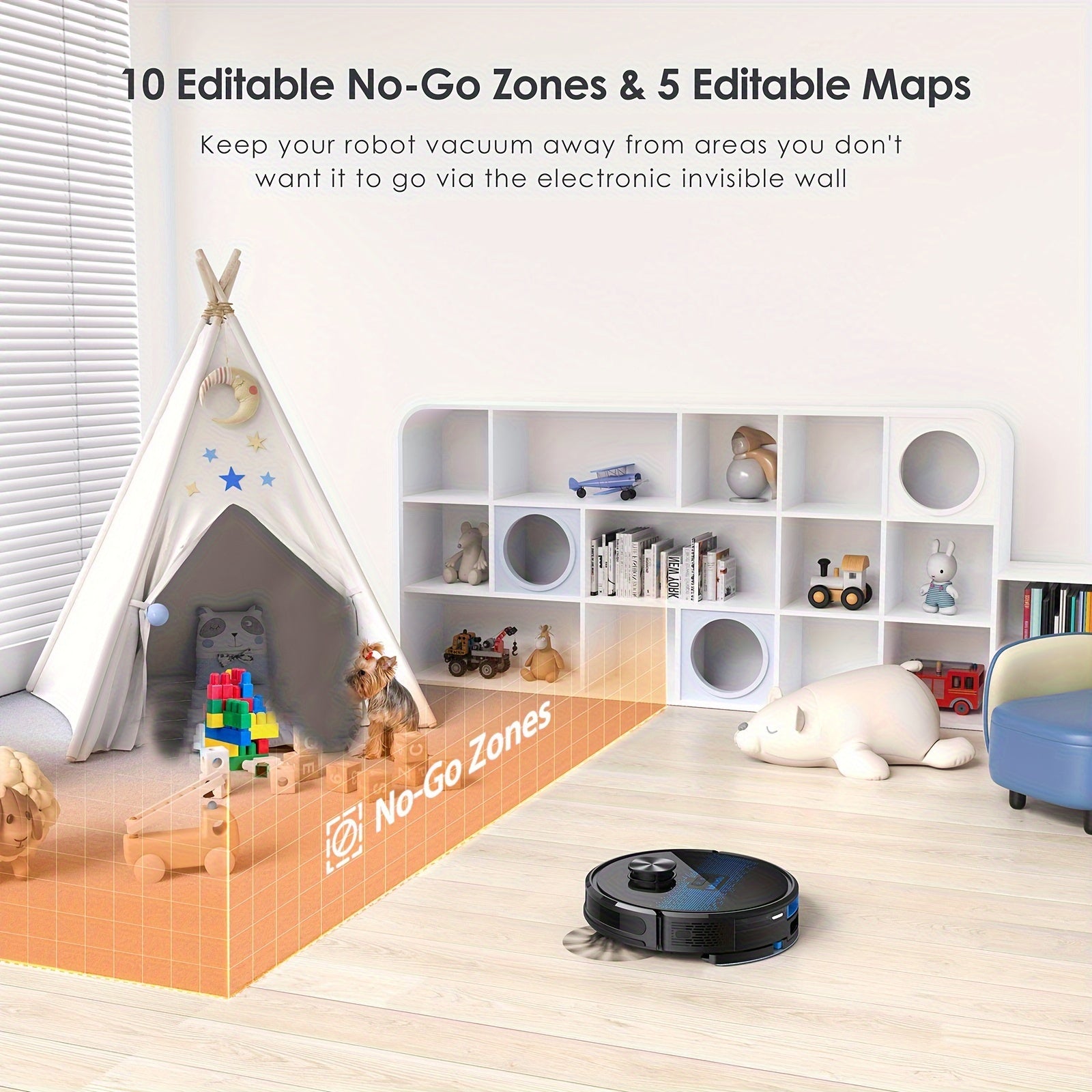 Lubluelu SL60 Plus Self-Emptying Robot Vacuum & Mop Combo, 4000Pa Strong Suction, 60-Day Hands-Free, WiFi/App/Alexa Compatible, 3-in-1 Pet Hair Cleaning for Hard Floors & Carpets, Quiet 55dB, Auto-Charging, Precision Mapping,