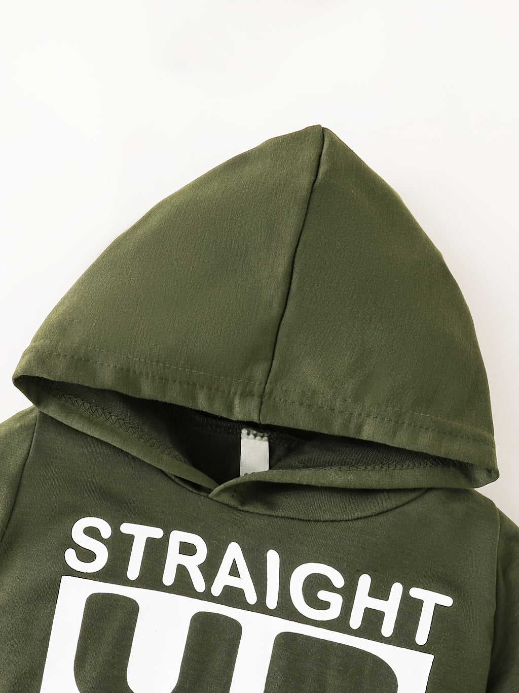 Boy's Casual Hoodie With Slogan + Camo Pants For Autumn & Winter Daily And Outdoor Wear