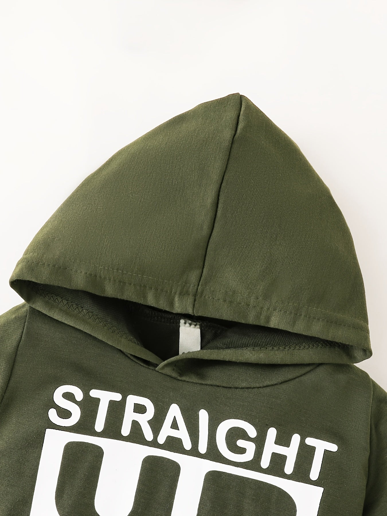 Boy's Casual Hoodie With Slogan + Camo Pants For Autumn & Winter Daily And Outdoor Wear