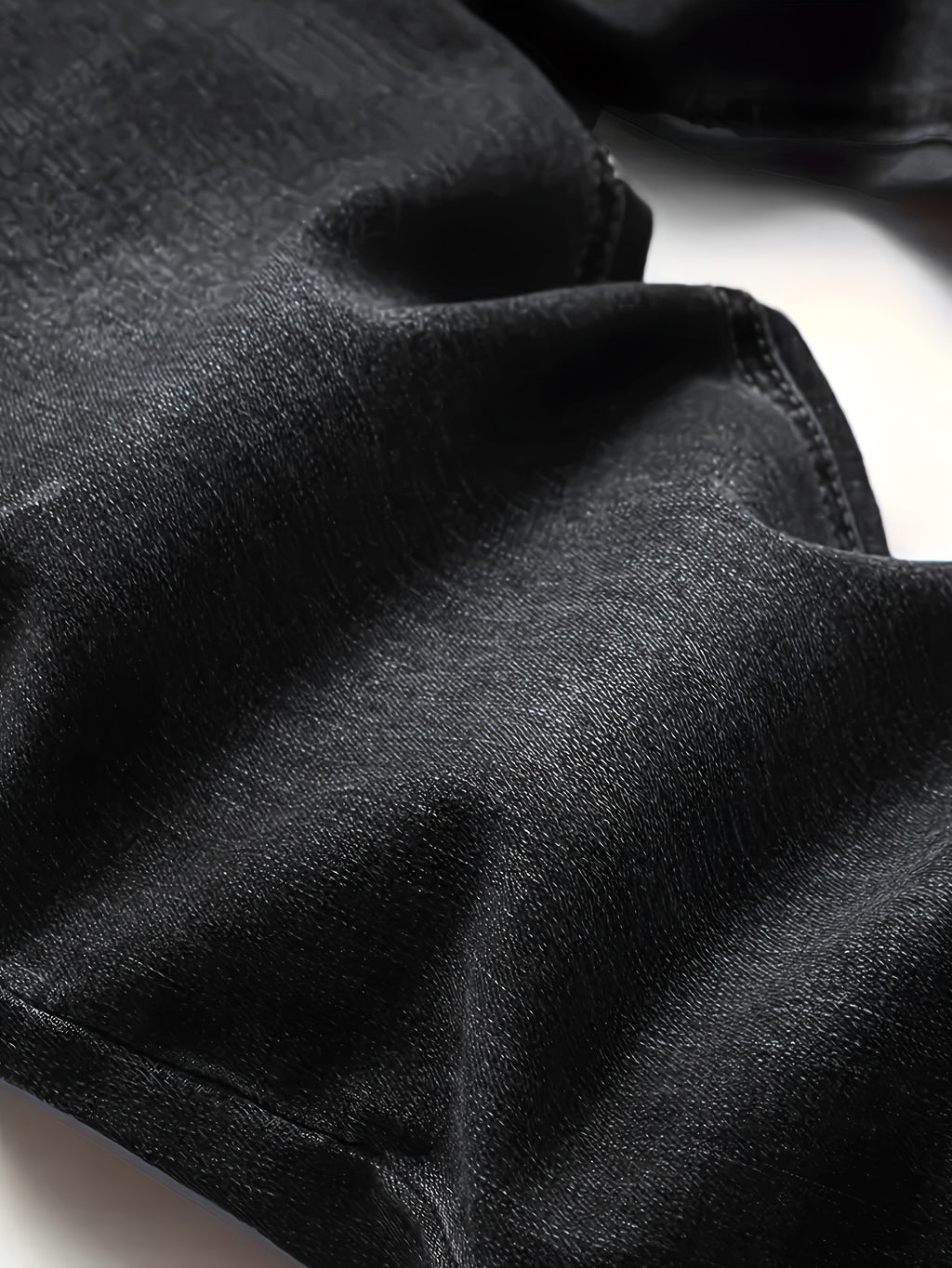 Slim Fit Ripped Jeans, Men's Casual Street Style Distressed Medium Stretch Denim Pants