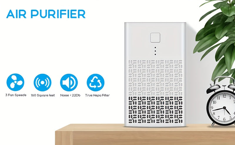 HEPA Air Purifier Fo Home Bedroom Office And Desk, High Efficiency