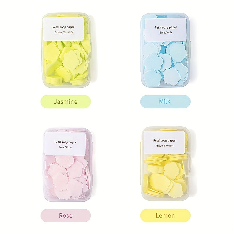 200pcs Portable Hand Washing Soap Sheets - Convenient and Hygienic Solution for Outdoor Activities and Travel