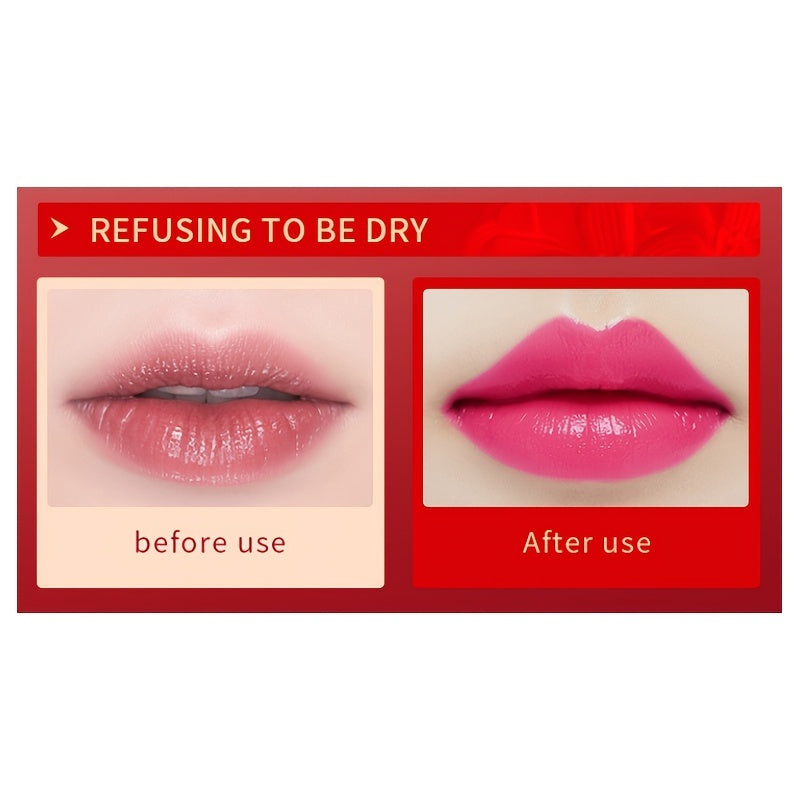 Rose Blue Body Temperature Color Changing Lipstick Non Fade Non-stick Cup Long Lasting Color Rendering Natural Lip Makeup Valentine's Day Gifts Contain Plant Squalane