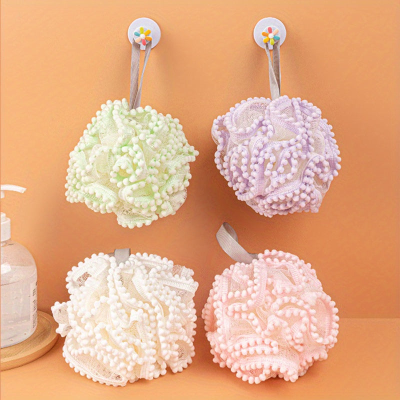 Bath Ball, Bath Flower, Bubble Bath Ball, Super Soft, Female, Large, Cute, Non-separable, High-grade, Dual-purpose Bath Products