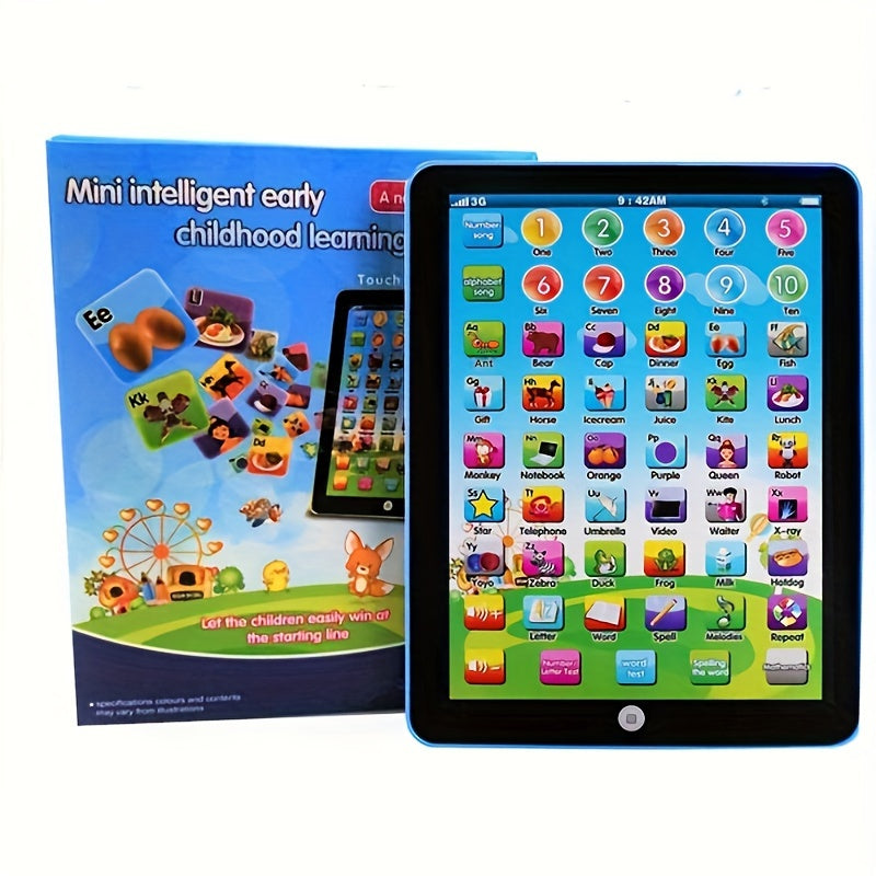 Youngsters' Educational Tablet Toy - Fun Learning Pad Toy for Boys & Girls, Battery-Powered, Multicolor