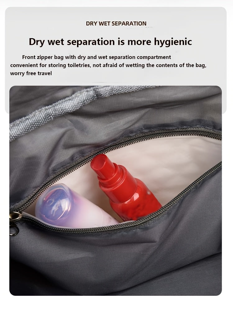 [Luxury Travel Bag] Extra Large Luxury Women's Gym Duffel Travel Bag | Multifunctional with Wet/Dry Separation, Convenient Side Pockets, and Independent Shoe Compartment - Lightweight Maternity Bag Storage Bag for Short Trip