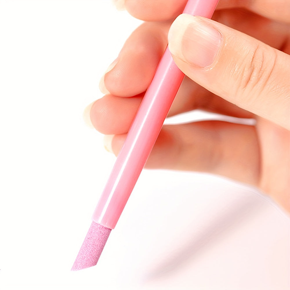 Lightweight Stone Sanding Nail File Tools - Perfect for Manicure and Cuticle Care - Removes Dead Skin and Cuticles - Portable and Handy Use