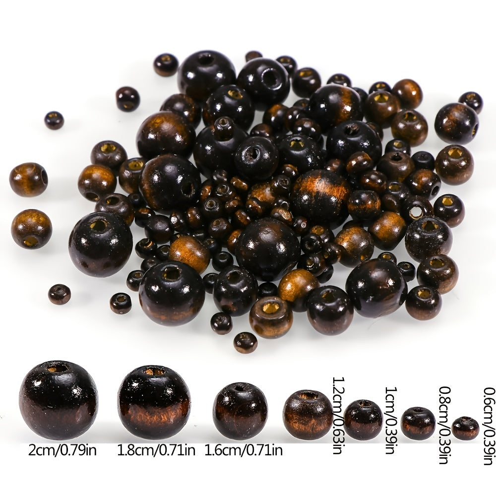 Wooden Beads DIY Jewelry Making Hand Craft Fine Jewelry 6 8 10 12 18 20MM