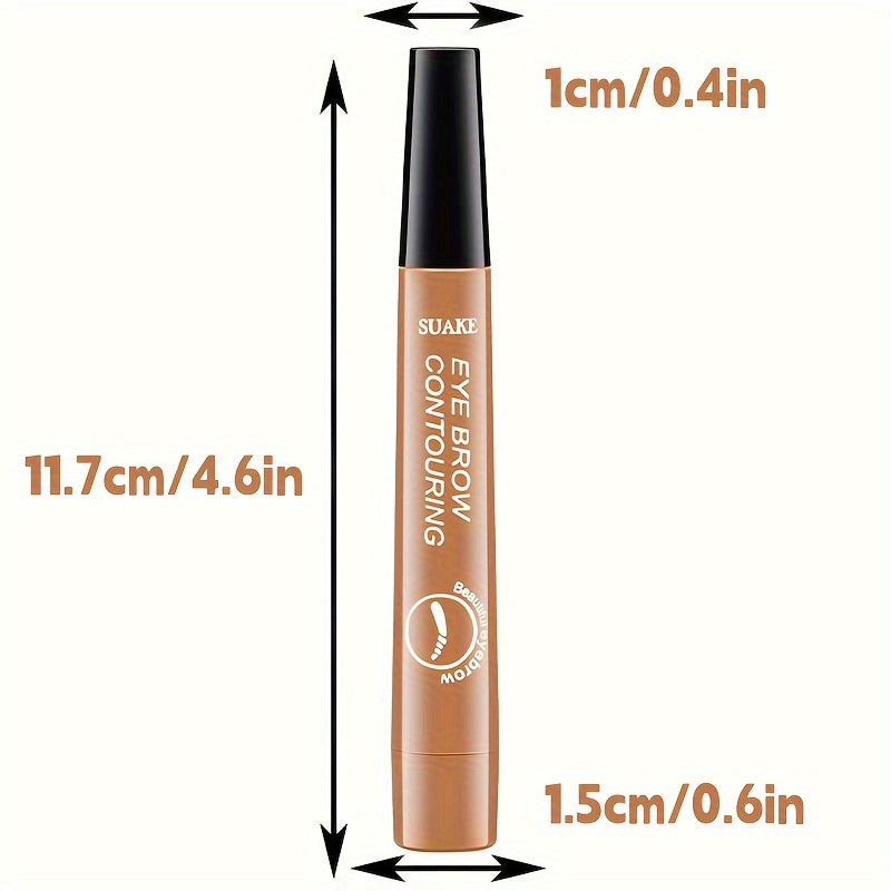 Waterproof Eyebrow Tattoo Pen - Long-Lasting Microblading Pencil with Precision Applicator for Natural, Clear Brows - Perfect Gift for Women