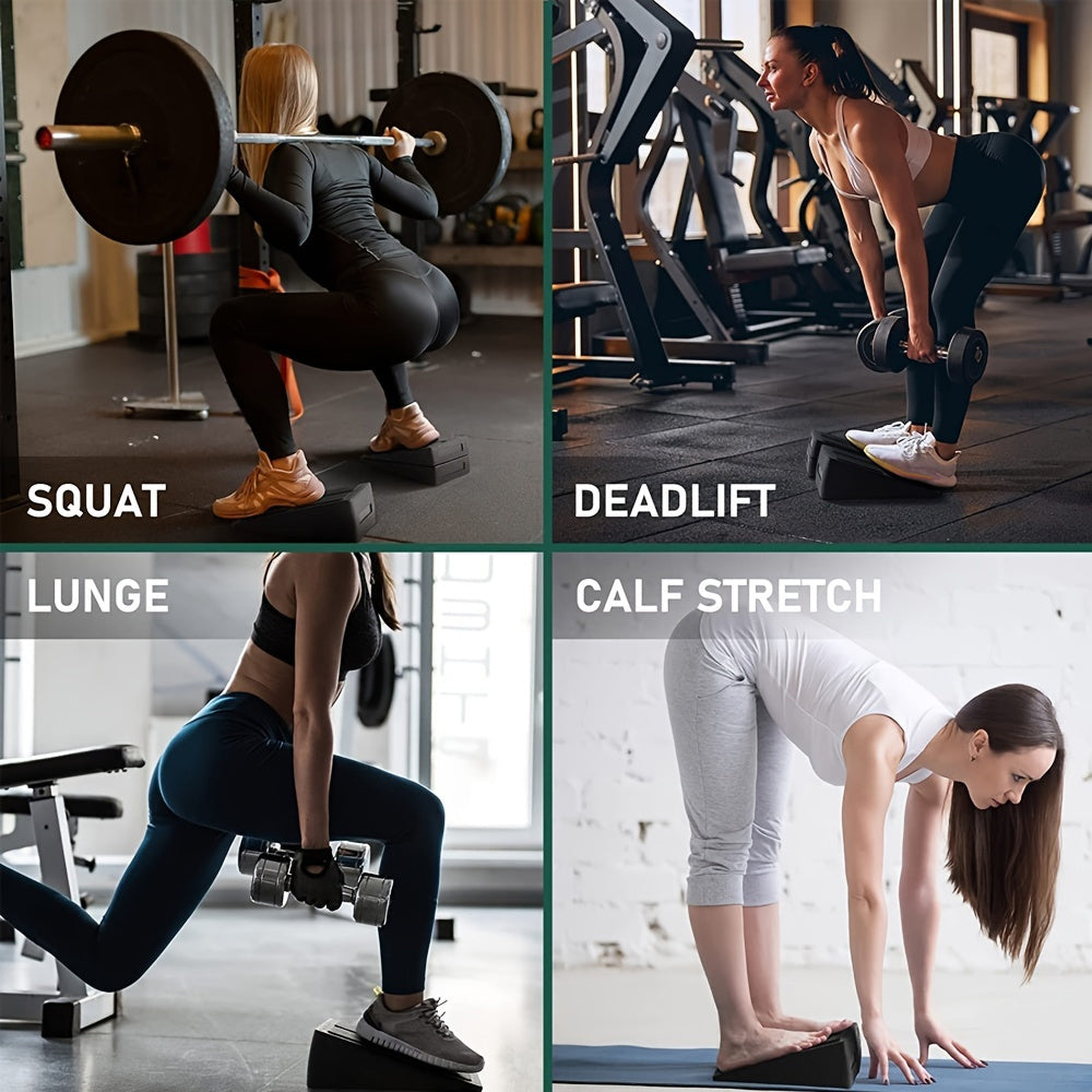 Power Up Your Workouts with the Foot Pad Assist Power Board - Perfect for Squats, Deadlifts, Incline Training & Calf Exercises!