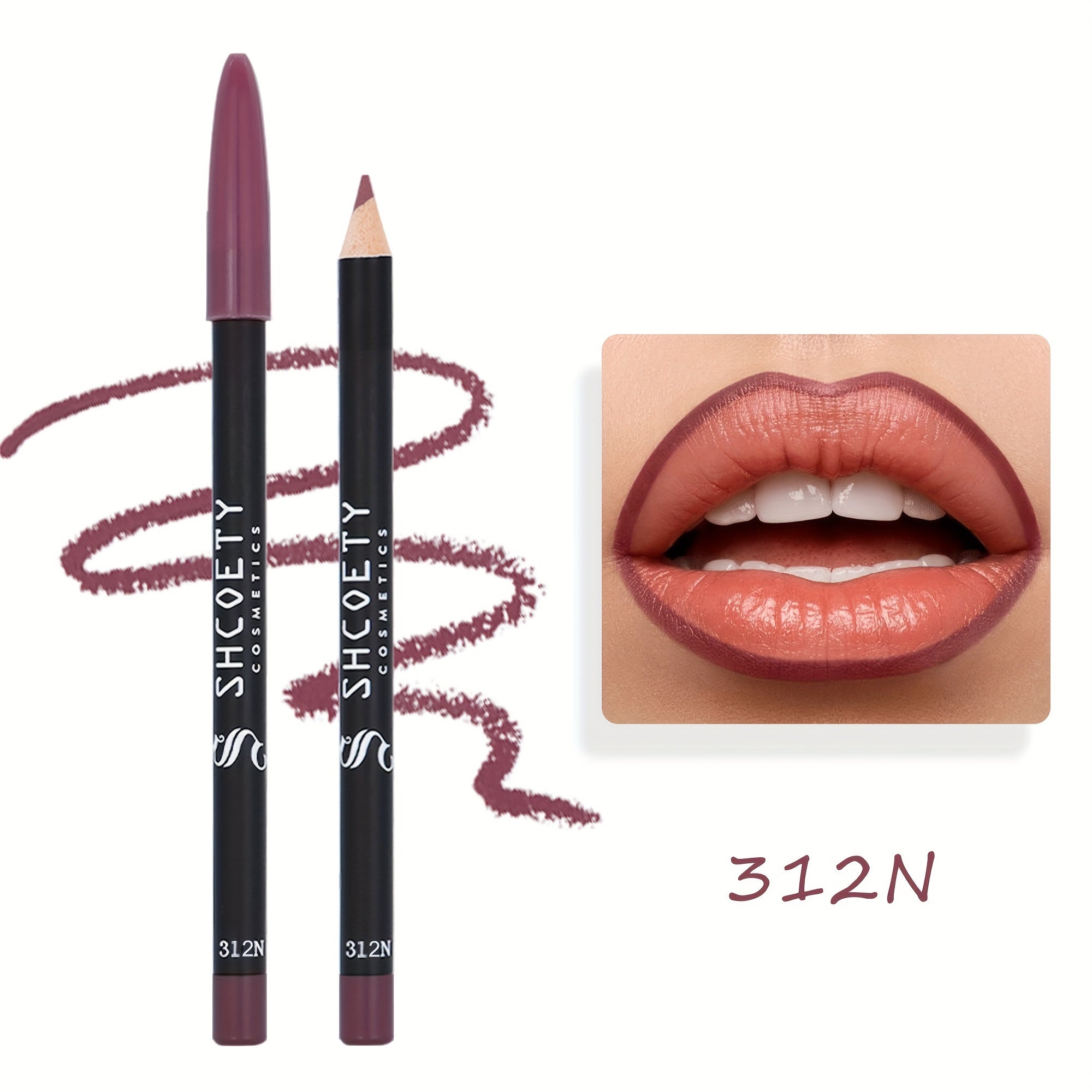 12-color Waterproof Matte Lip Liner, Long-lasting, Non-fading, Non-stick Cup, Not Easy To Take Off Makeup, Valentine's Day Gifts