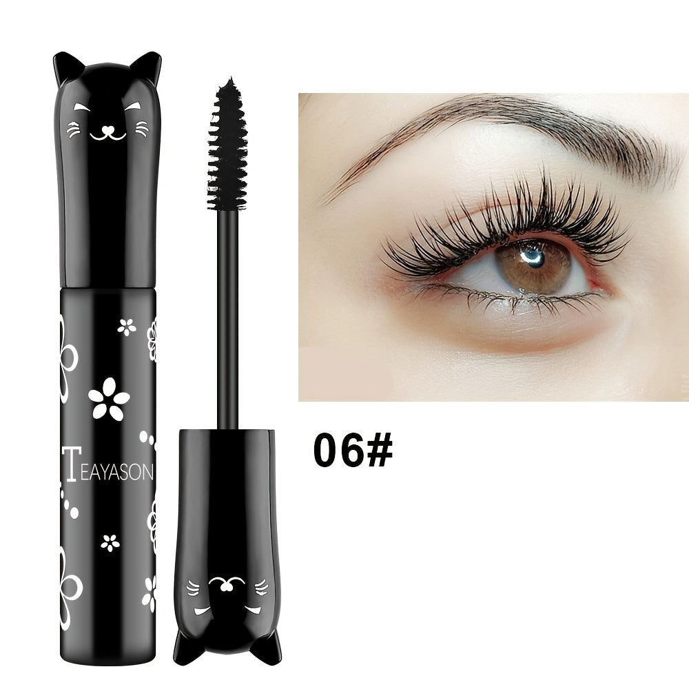 TEAYSON Long-Lasting Waterproof Mascara - Non-Blocking, Smudge-Resistant, Long-Lasting Wear, All-Day Definition, for Everyday & Special Events, Event Makeup | Elegant Packaging | Lightweight Mascara, Eyelash Makeup