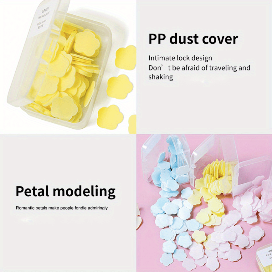 200pcs Portable Hand Washing Soap Sheets - Convenient and Hygienic Solution for Outdoor Activities and Travel