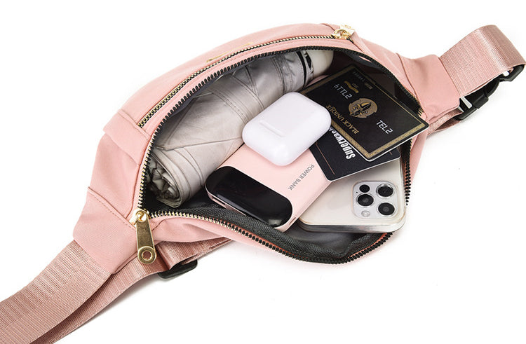 Waist Bags belt bag Women Oxford Leisure Color Hip Bum Bag Shoulder Crossbody Chest Bags Handbags All-match Messenger Belt Bag