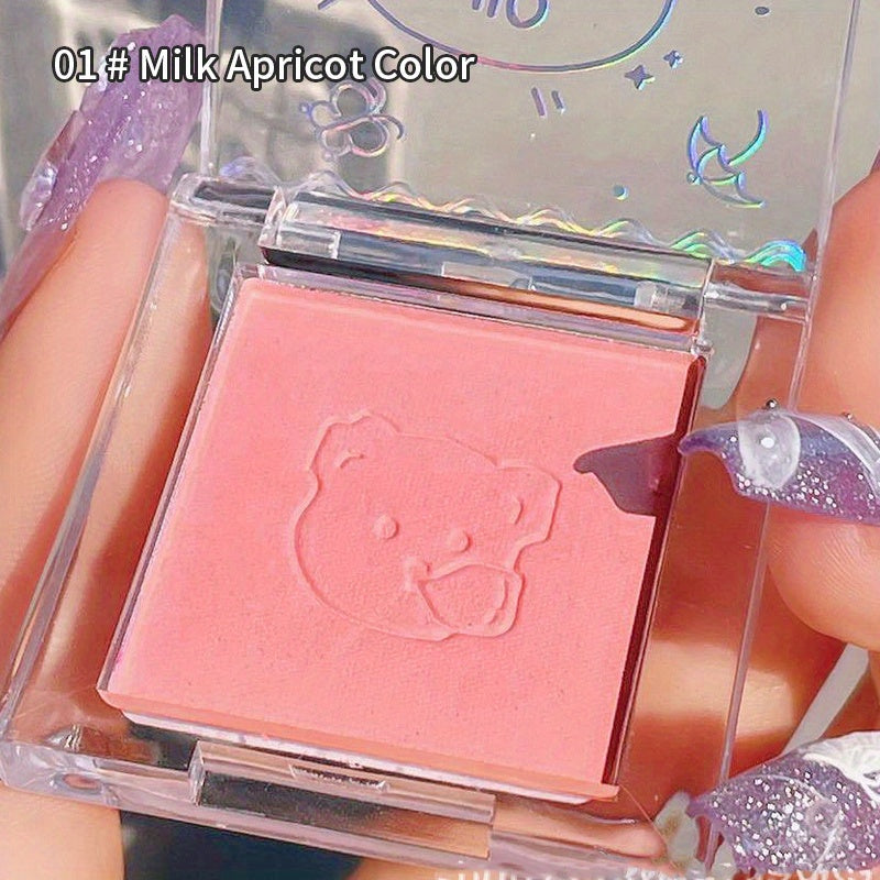 Monochrome Blush, Matte, Pearly Finish, Lifting And Color Correcting Contouring Blush Palette, Long Lasting Waterproof And Sweatproof Rouge Palette, Nude Makeup Tool