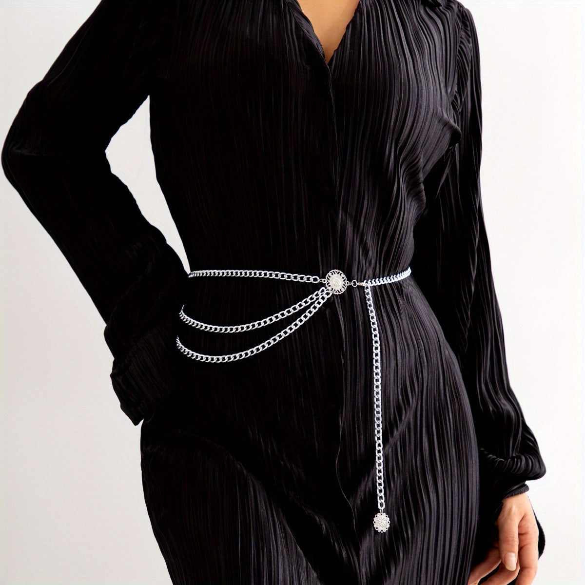 Boho Tassel Waist Chains Sun Flower Body Chain Golden Beach Belts Jewelry For Women