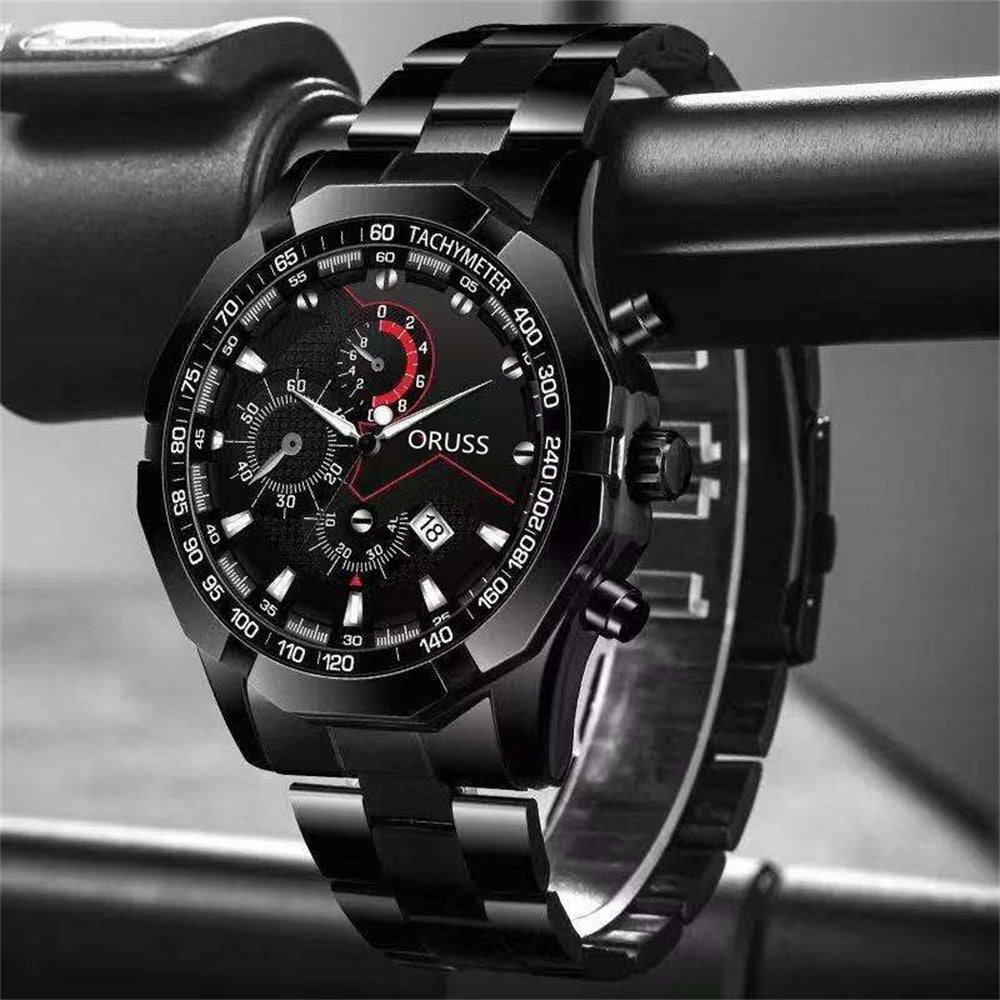 Large Dial Fashion Versatile Trend Men's Watch Waterproof Luminous Student Men's Watch, Ideal Choice For Gifts