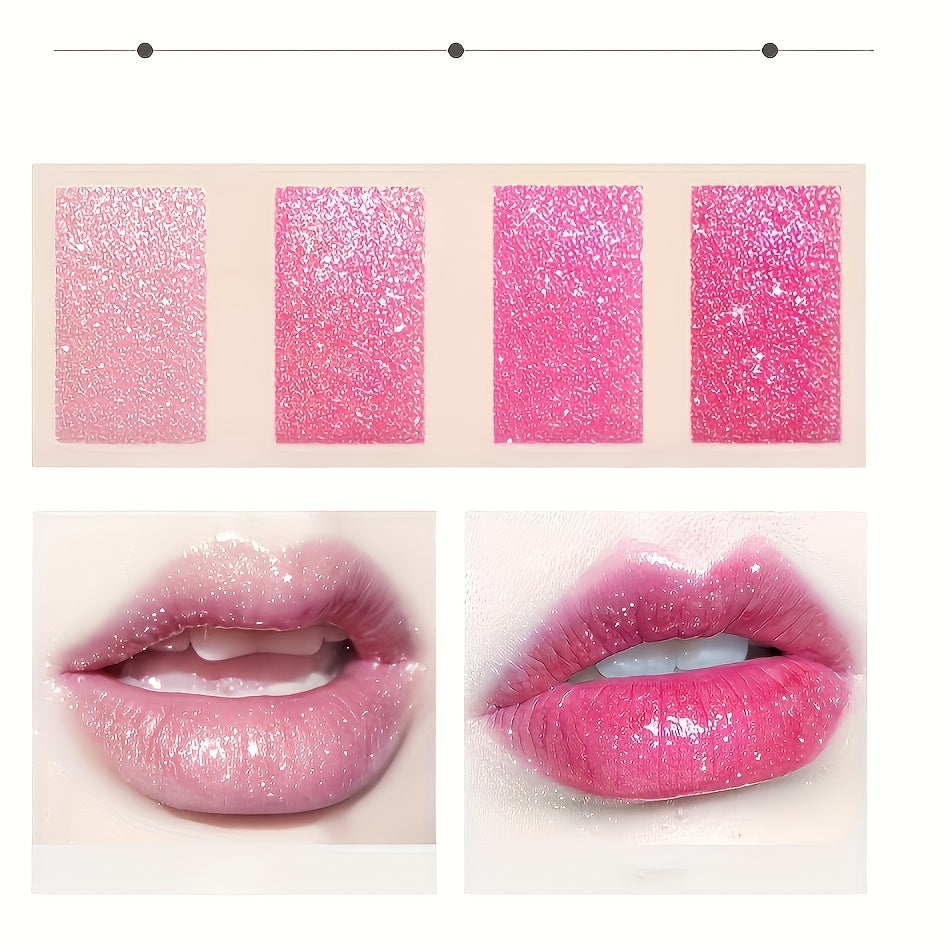[Rose Lipstick] Long-Lasting Rose Smoke Powder Lipstick | Glossy Velvet Texture, Waterproof & Anti-Fouling, Shimmering Pink Shade | Perfect for Valentine's Day Gifts & Casual Attire