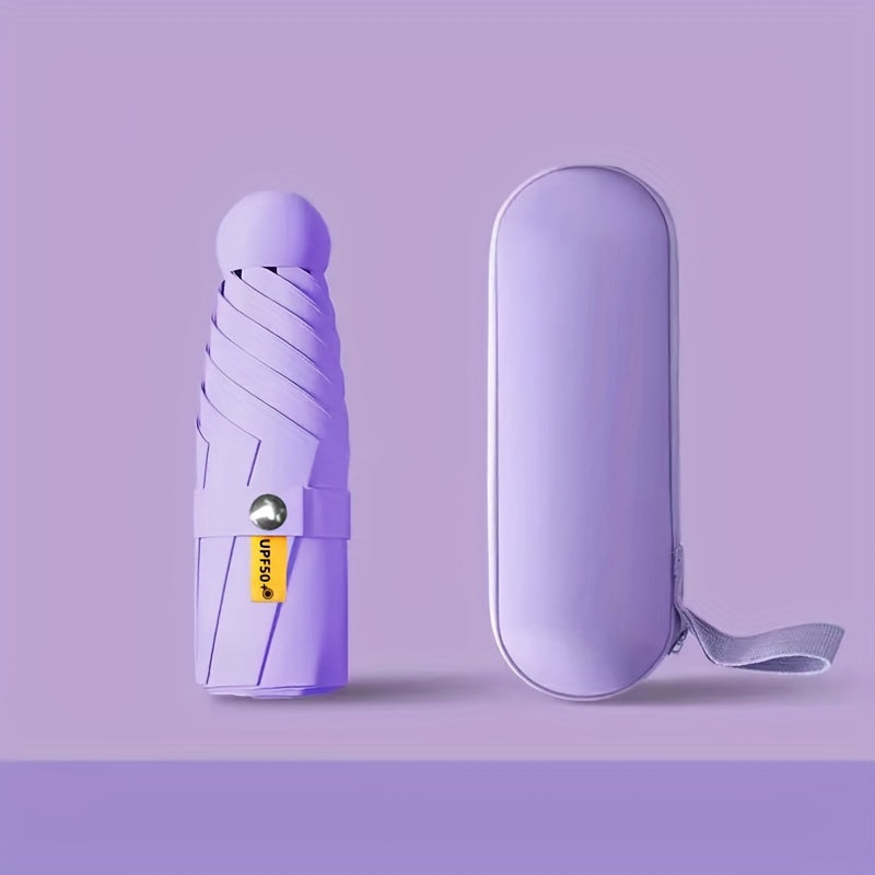 six-rib capsule umbrella, pocket umbrella