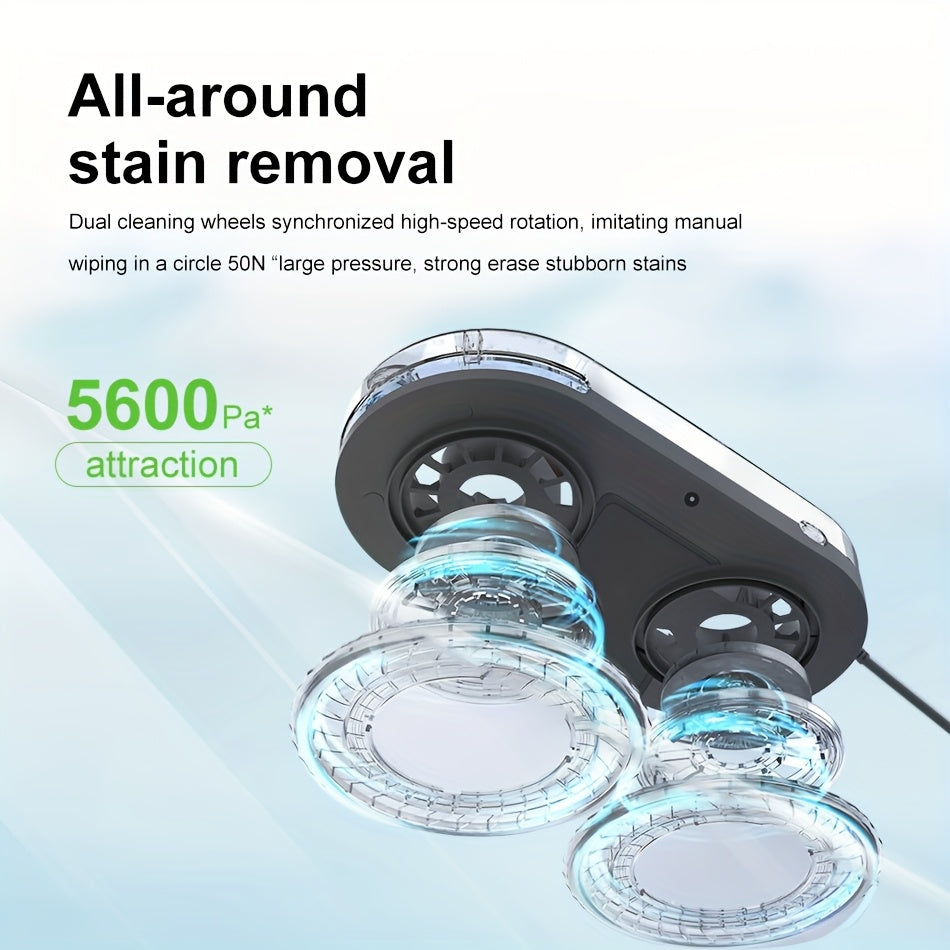 Local Warehouse Ultra-Thin Automatic Window Cleaning Robot PuRuiKai for Room Glass Cleaning