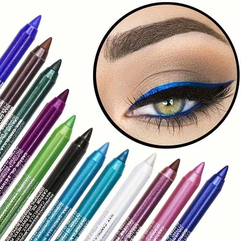Eyeliner Lip Liner Two In One Long Lasting Profesional Makeup Halloween Stage Club Makeup Cosmetic Tool Valentine's Day Gifts