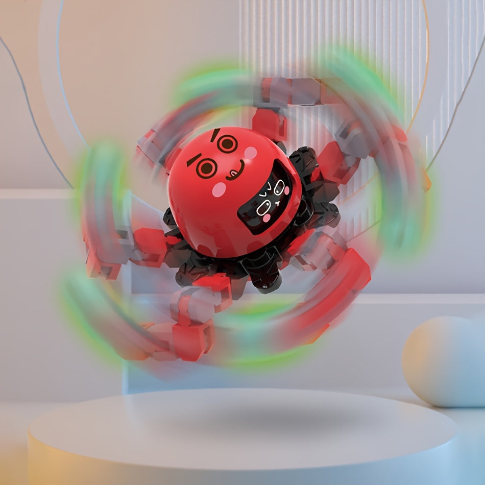 Mechanical Fidget Spinners with Strange Face Robot Gyro Toys Christmas Stocking Stuffers Gifts