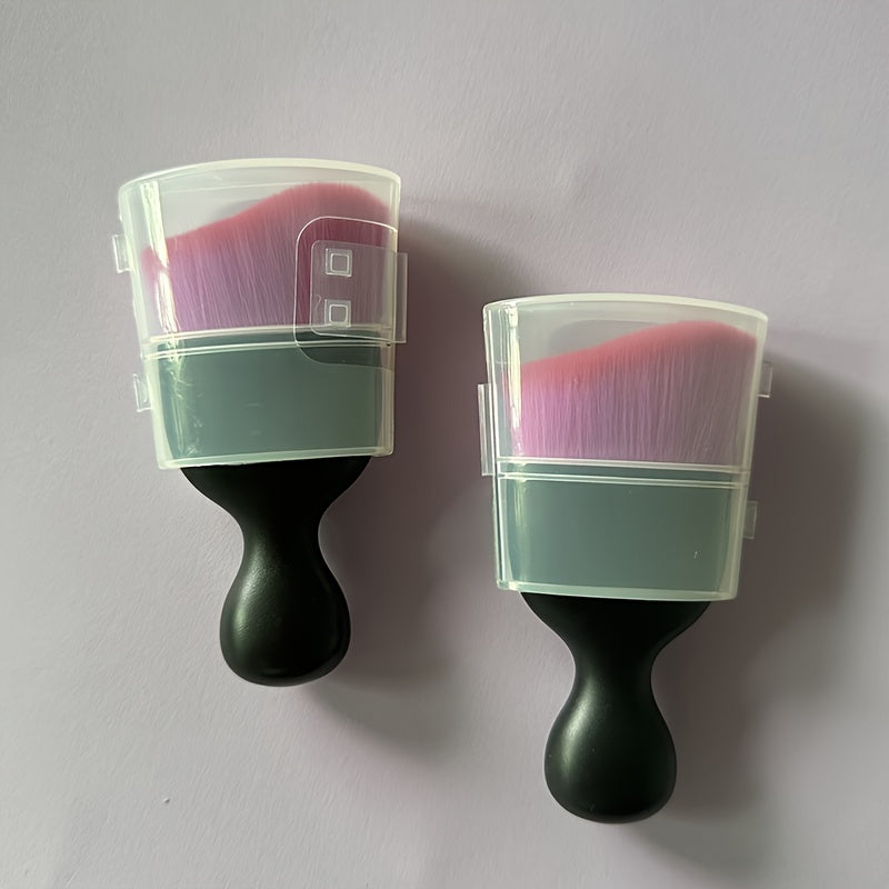 [Compact Size] Dual-Color Soft Bristle Car Interior Detailing Brush - Ergonomic Handle, Air Vent Dust Removal, Comfort Grip for Easy Cleaning and Maintenance