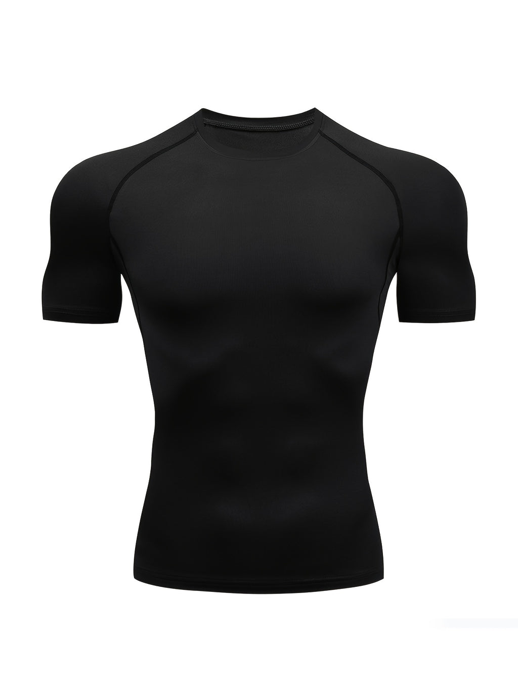 Quick-Drying Men's Base Layer Top for Outdoor Training - High Stretch & Breathable