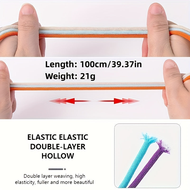 [Elastic Spandex Shoelaces] 1 Pair of Elastic Spandex Shoelaces - Universal Adult 100cm Length, Lazy Tie-Free Suitable for Sneakers