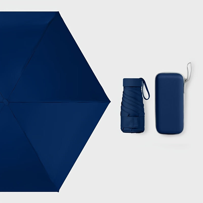 six-rib capsule umbrella, pocket umbrella