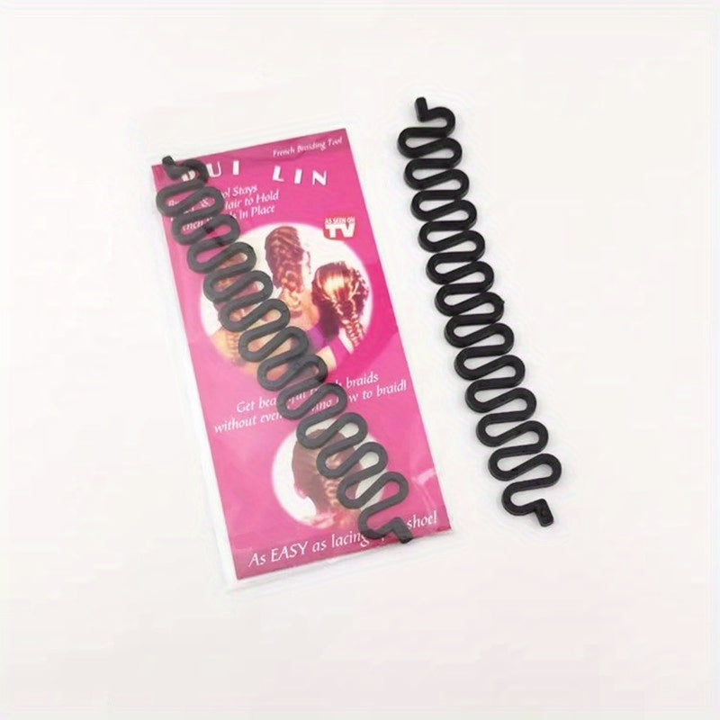 [1/3/5pcs Effortless Hair Styler] 1/3/5pcs Effortless Hair Styling With Hair Twist Styling Bun Maker Braider Roller Hook For Women