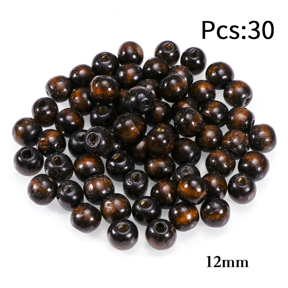 Wooden Beads DIY Jewelry Making Hand Craft Fine Jewelry 6 8 10 12 18 20MM