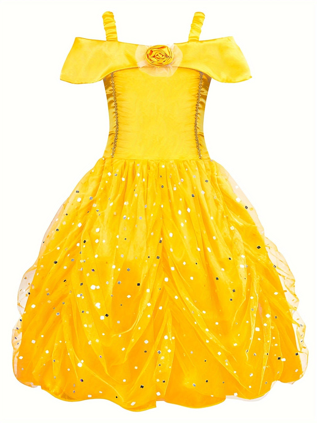 Carnevale Girls Christmas Halloween Dress Movie Fairy Tale Princess Dress Carnival Dress with Accessories