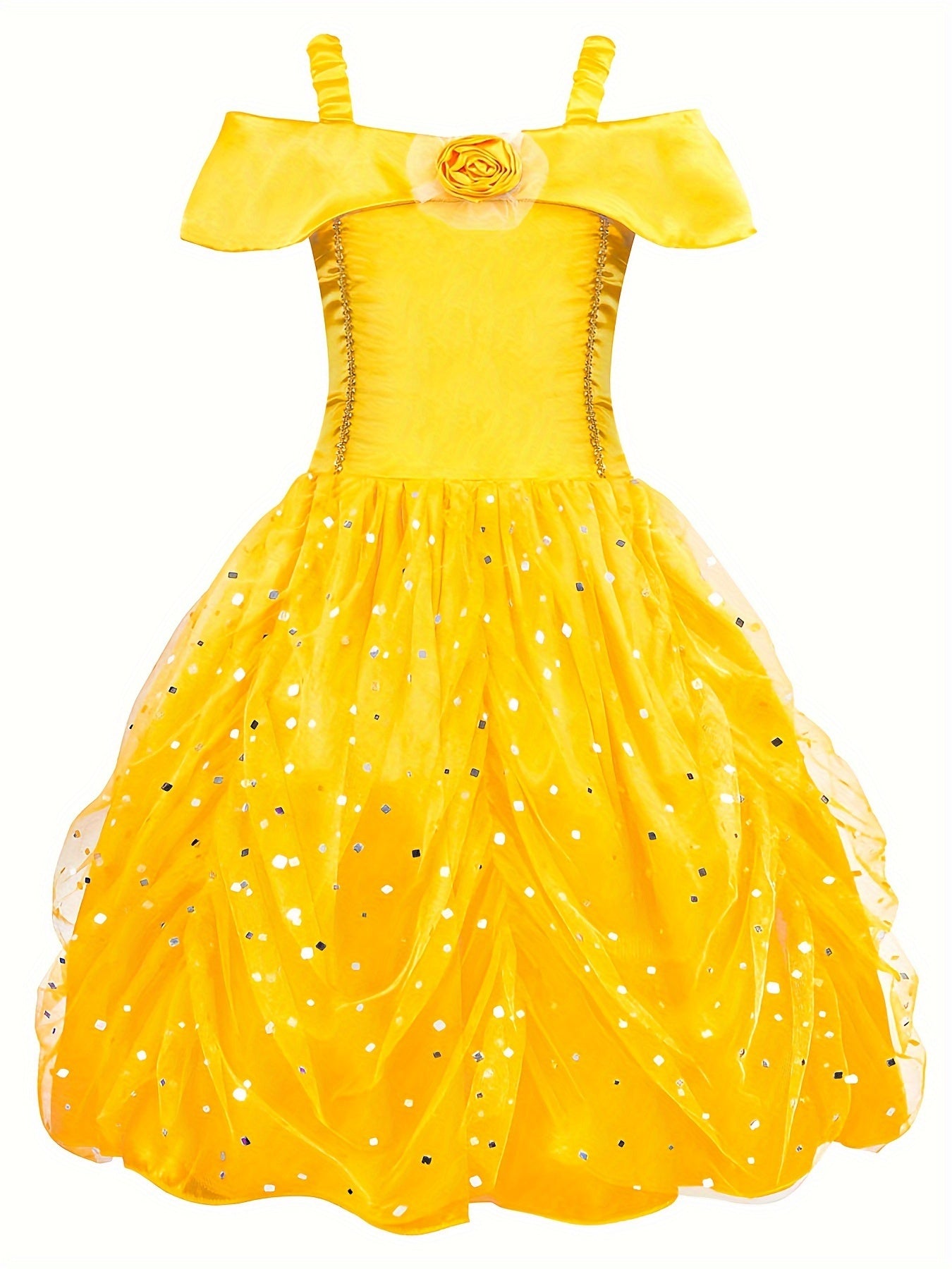 Carnevale Girls Christmas Halloween Dress Movie Fairy Tale Princess Dress Carnival Dress with Accessories