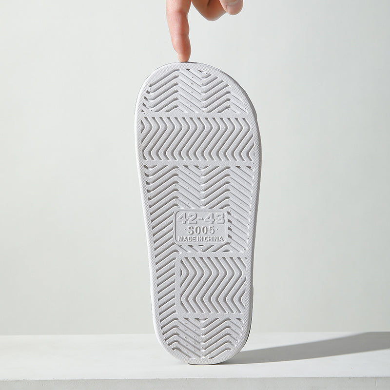 Men'S Casual Summer PVC Slippers - Non-Slip, Wear-Resistant Sole, Comfortable Slip-On Sandals for Outdoor & Indoor Use, Outdoor Footwear | Casual Slipon Shoes | PVC Upper Sandalssuitable for Men & Women