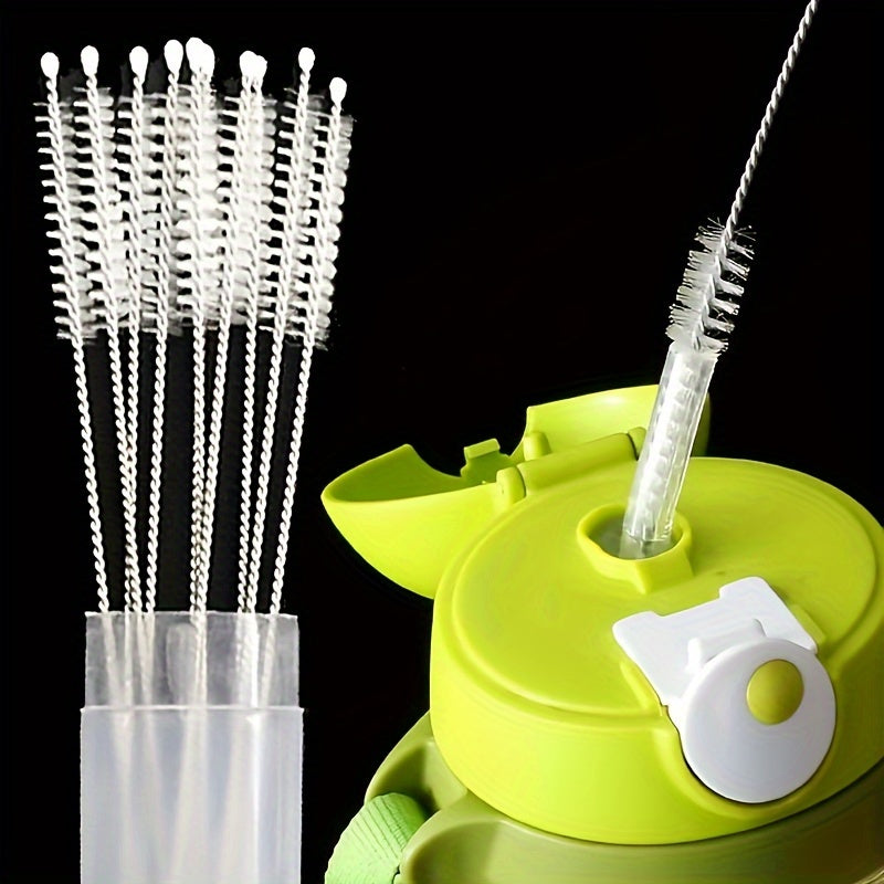 2/5pcs Stainless Steel Cleaning Brush Reusable Cleaning Brush Kitchen Supplies - Perfect for Cleaning Glass, Silicone, Metal Straws & More!