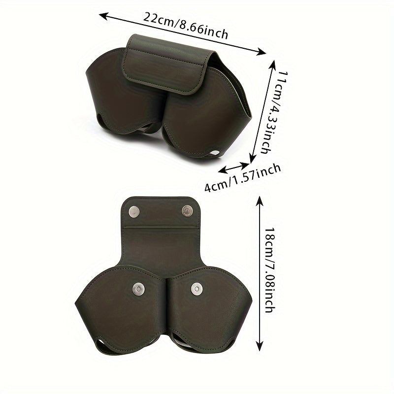 Faux Leather Storage Bag for Headphones, Suitable for Airpods Max Headphones, Faux Leather Headphone Storage Bag, Scratch and Drop Protection Headphone Storage Bag