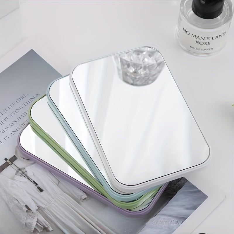 Desktop Folding Makeup Mirror Princess Mirror Travel Portable Beauty Mirror Dormitory Use Vanity Mirror Women Gift