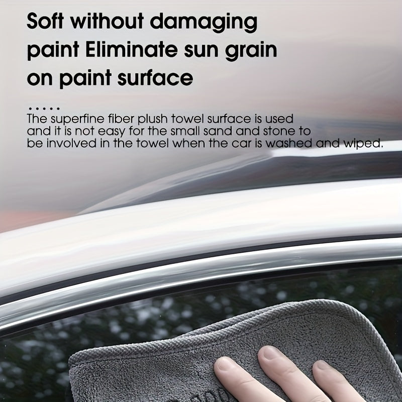Professional-Grade Car Wash Towel Microfiber Double-Sided Car Wash With Towel Towel Car Cloth Absorbing Water Without Hair Loss Thickened Towel