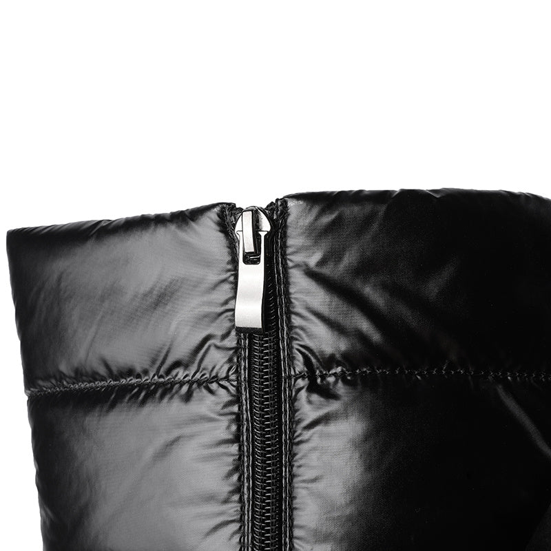 Bow Decor Thermal Lined Snow Boots, Waterproof Non-slip Outdoor Warm Fall Winter Fashion Boots