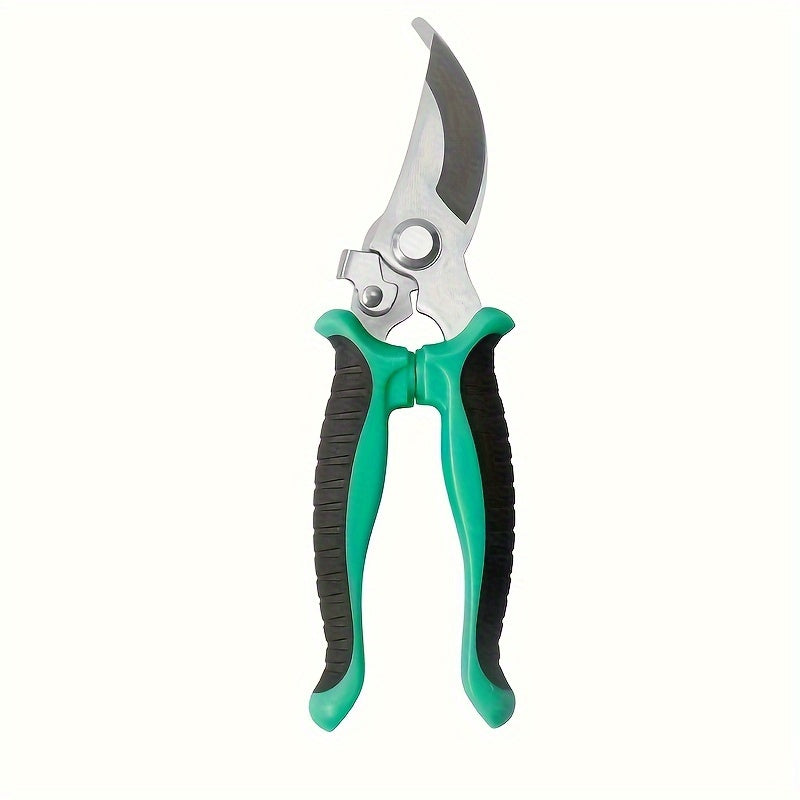 One set, branch scissors, stainless steel fruit scissors, multi-functional branch scissors, garden scissors, anti-slip, labor-saving, manual pruning scissors