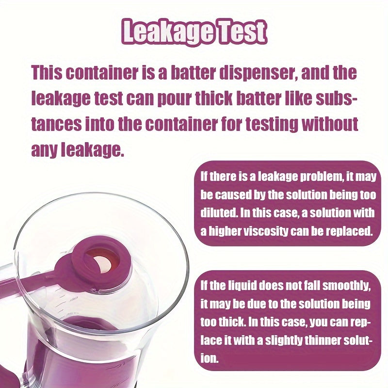 Cupcake Batter Separator And Dispenser - Handheld Funnel Measuring Cup Tool For Mess-Free Baking