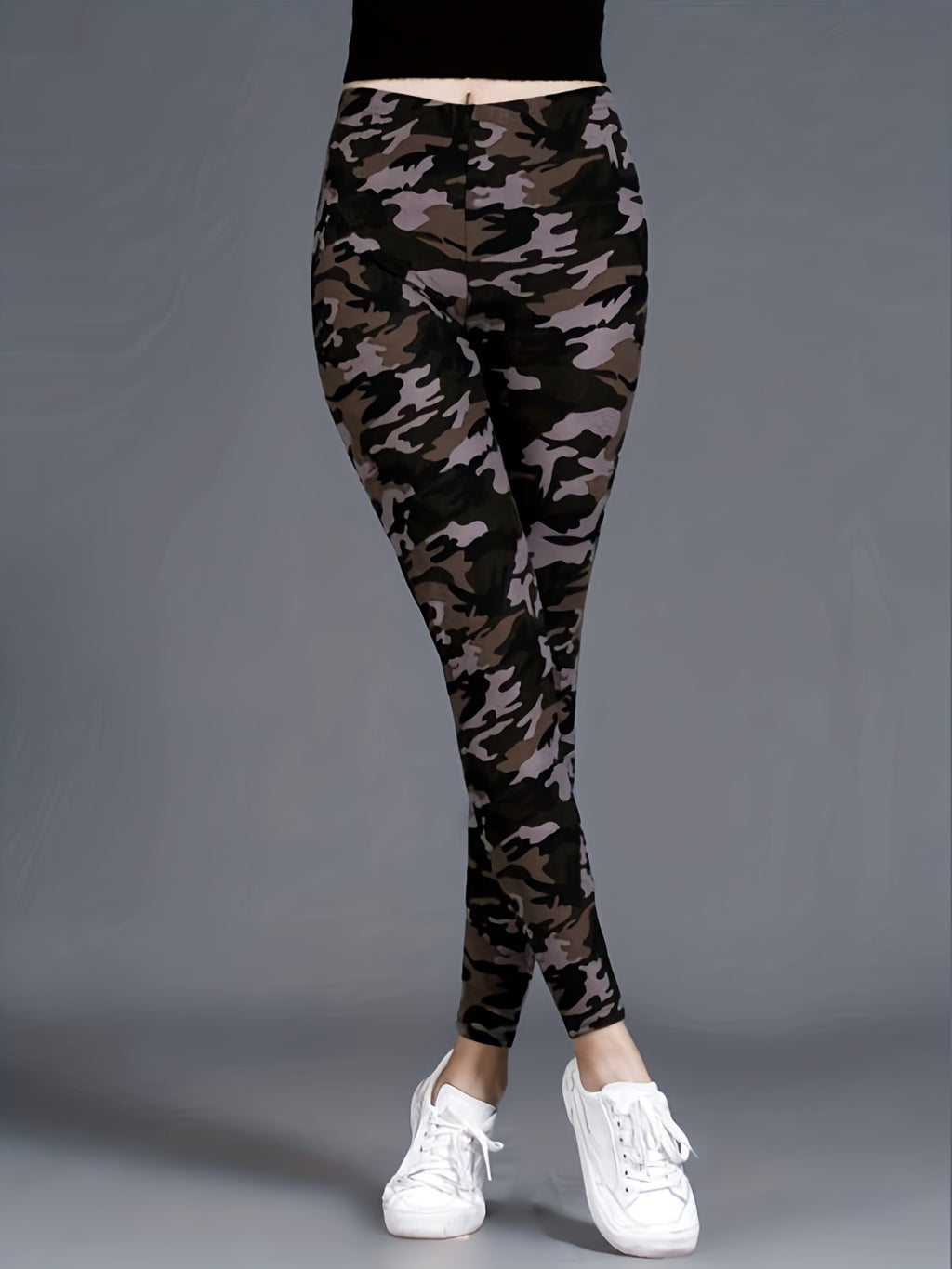 Women's Leggings Floral Printed Pants Casual High Waist Sweatpants Leggings
