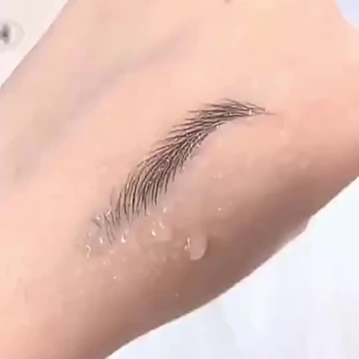 4 Split Head Liquid Eyebrow Pen, Waterproof And Smudge Proof Eyebrow Pencil, Microblading Eyebrow Pencil Natural Looking Eyebrow Tattoo Pen