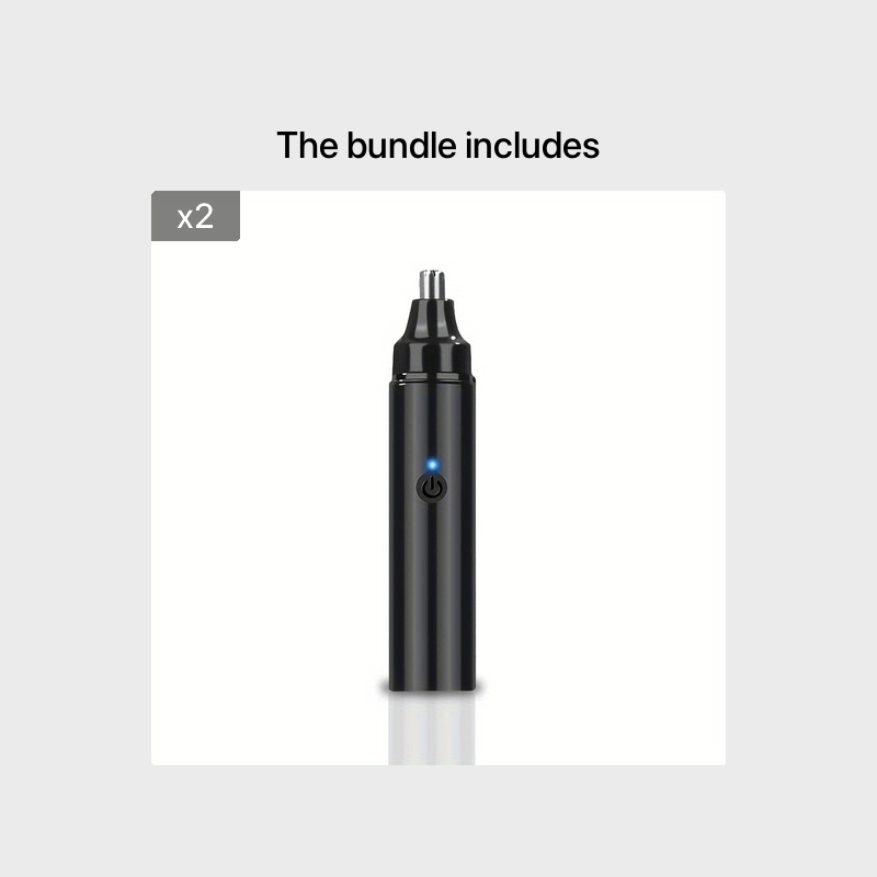 GERTZY Ear And Nose Hair Trimmer for Men Rechargeable - USB Electric Nose Hair Trimmer for Women - Painless Eyebrow Facial Hair Removal Nose Clipper, Father's Day Gift